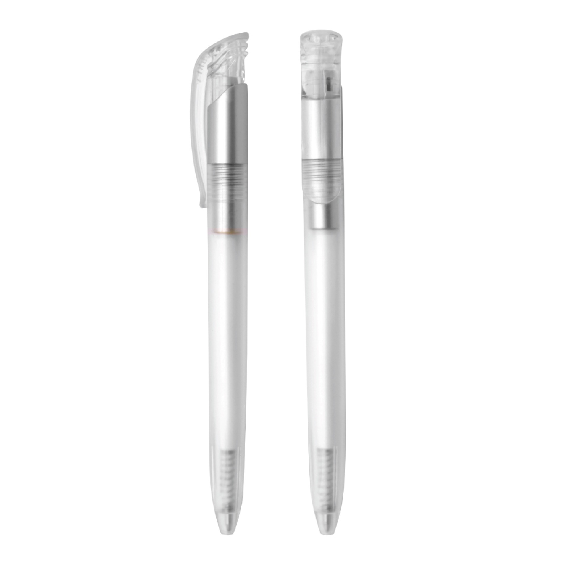 Transparent Elegant Transparent Pen logo