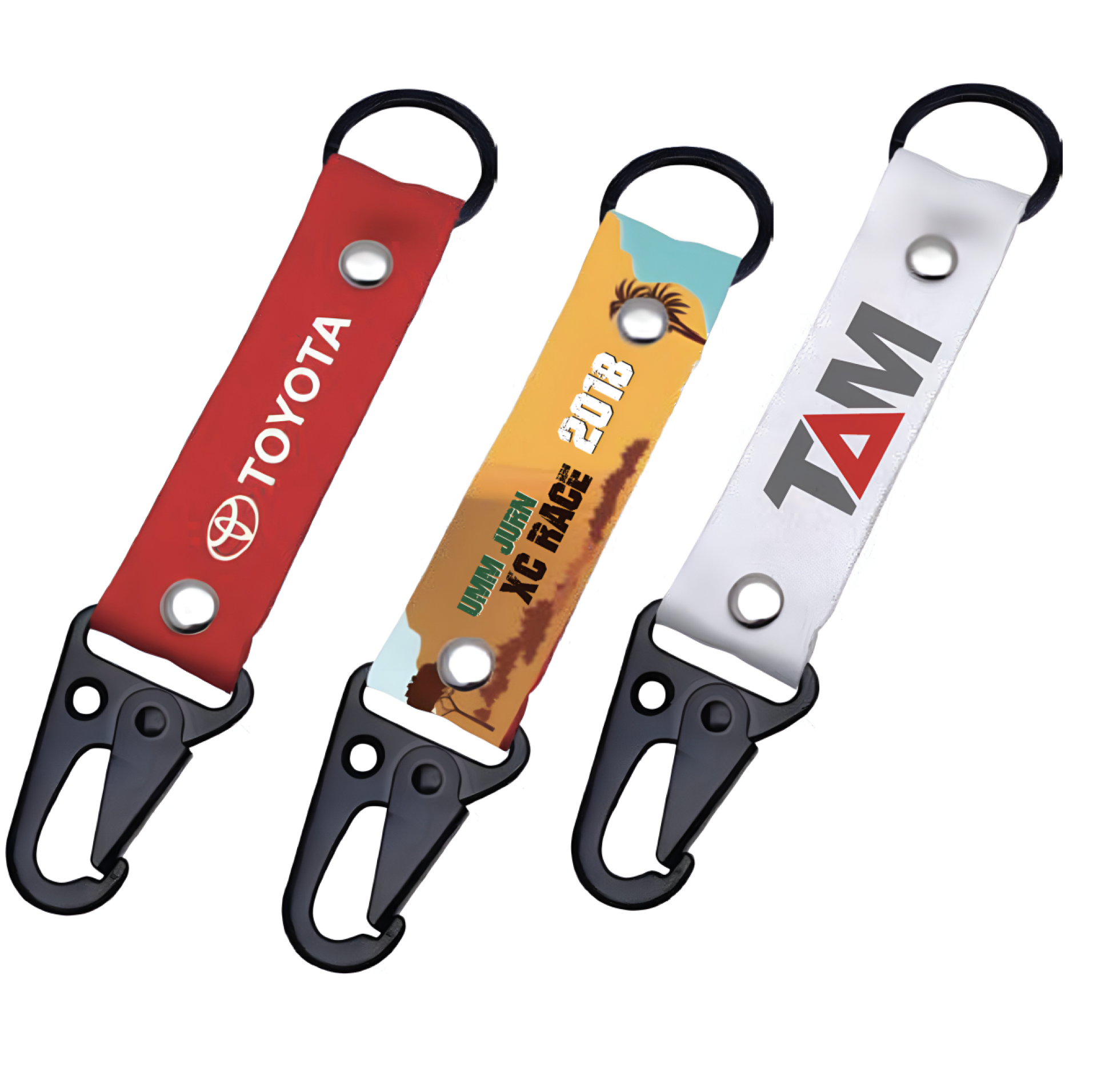 Polyester Keychain logo